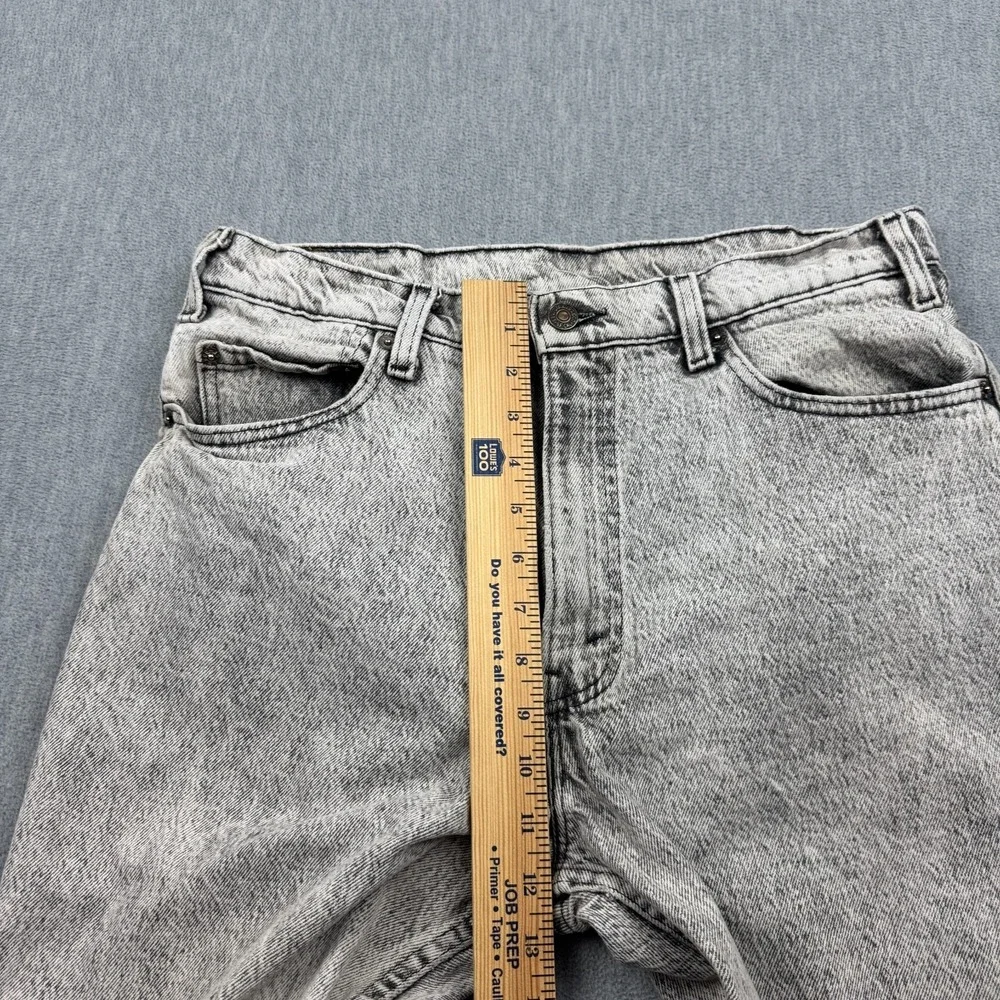 Vintage Levis 540 Jeans Mens 34x29 Fit 32x28 Gray Relaxed Acid Wash USA Made 80s